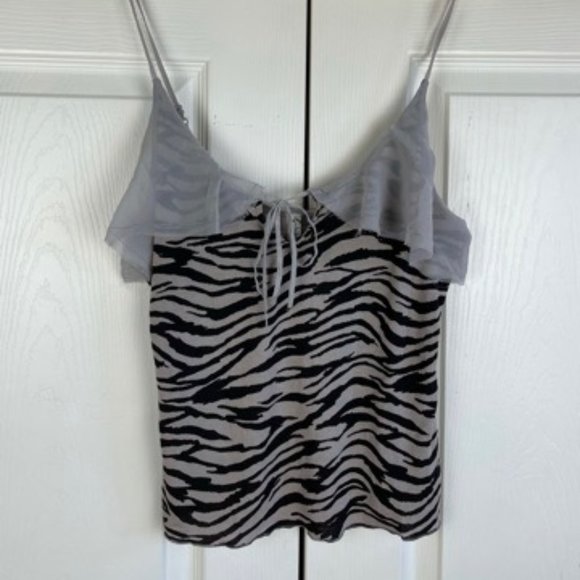 Free People Tops - Free People Intimately Tank Top Printed Ruffled